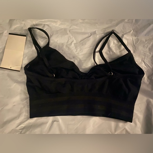 🆕BEBE Black Cami Bra Ladies size P/S - Picture 3 of 4